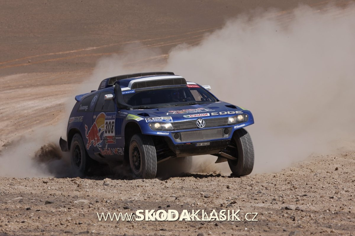 Giniel de Villiers, Dirk von Zitzewitz Volkswagen Race Touareg 3 Rallye Dakar 2011